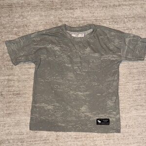 Abercrombie Kids Gray Camouflage T-Shirt